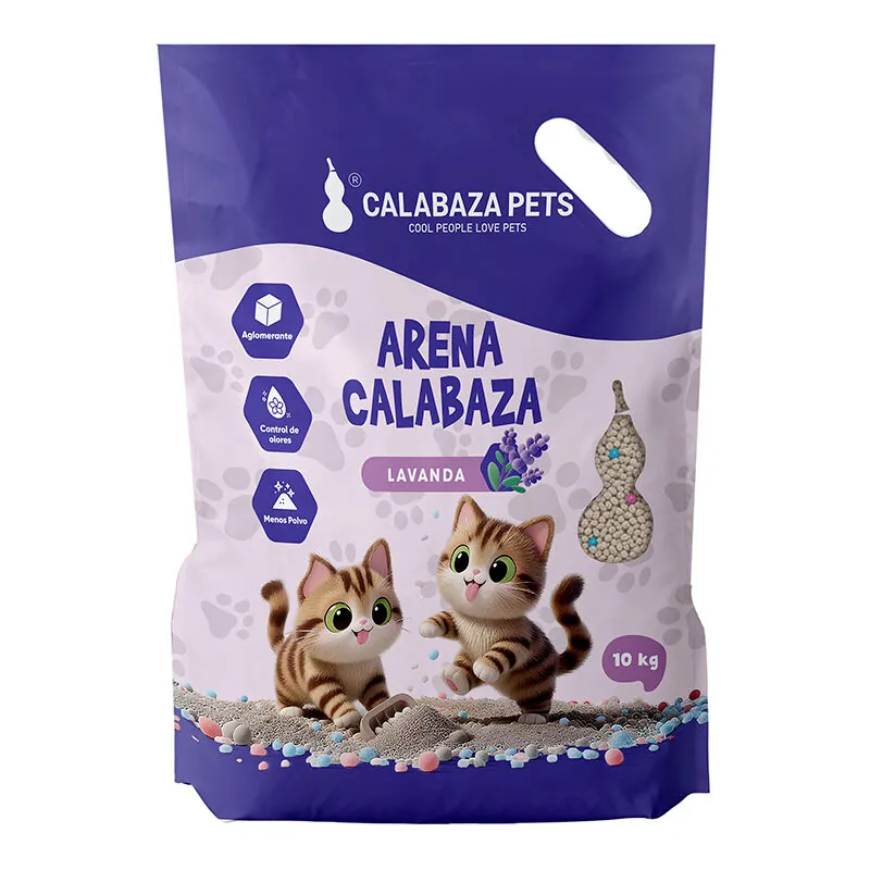 Calabaza Pets - Arena para Gatos Aroma Lavanda