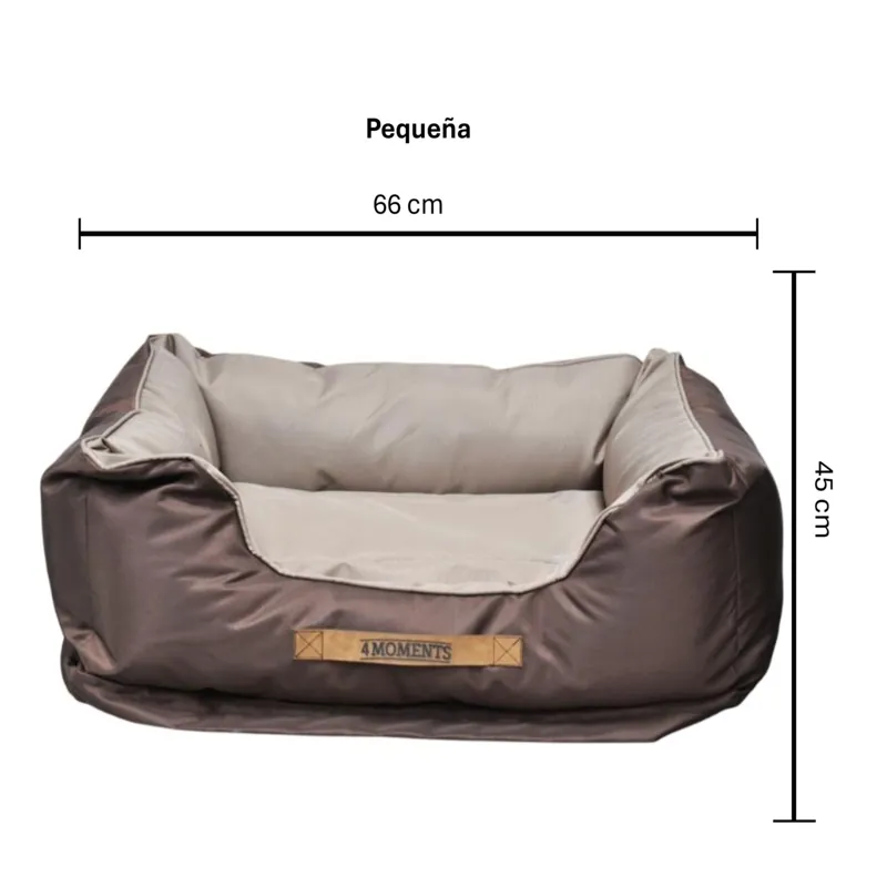 4 Moments - Cama Premium Lona Café / Beige 60x42x27 cm