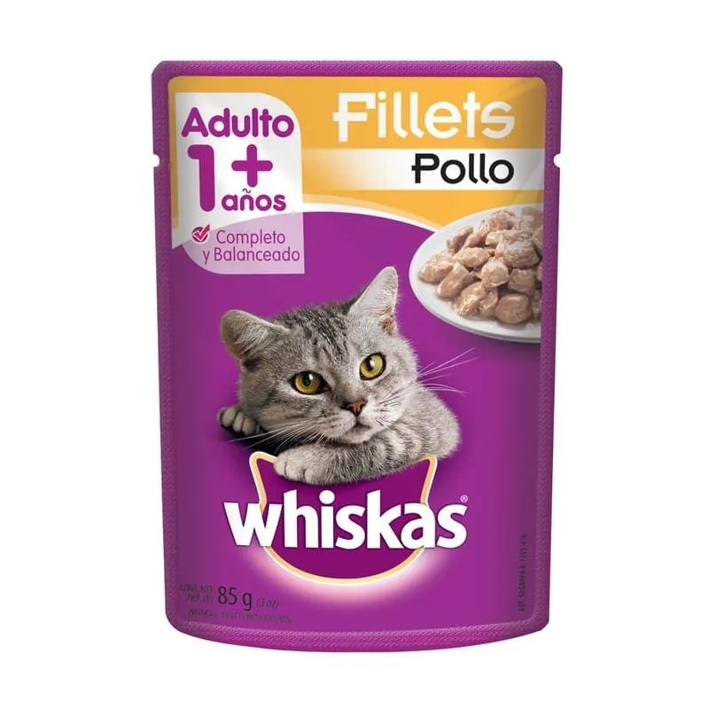 Whiskas - Alimento Húmedo Para Gato Adulto AhorraPack 85 g X 7 Sobres