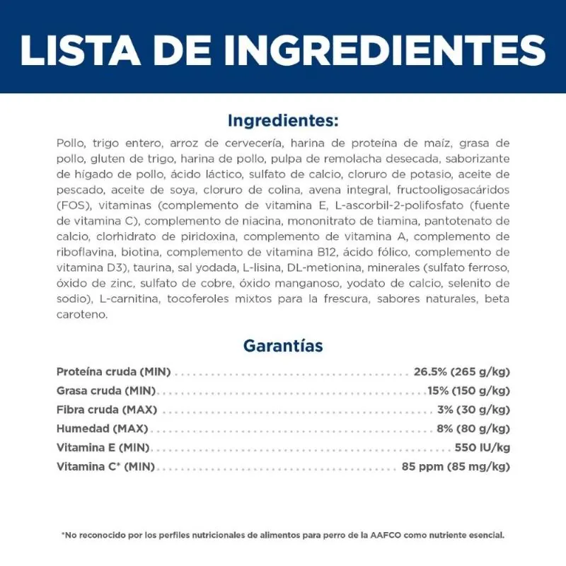 Hills Sd - Adult 7+ Alimento Saludable Gato Senior Sabor Pollo