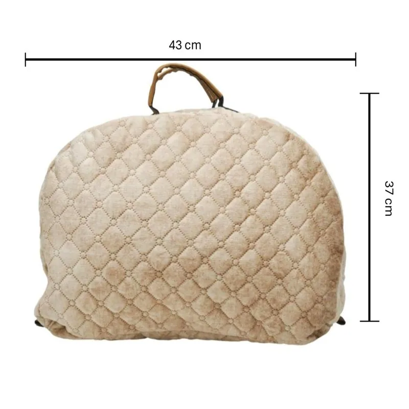 4 Moments - Cama Portátil - Beige / Gris 110x80x15 cm
