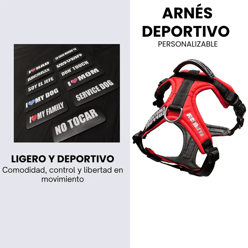 Dogerpilar - Arnés Deportivo Rojo