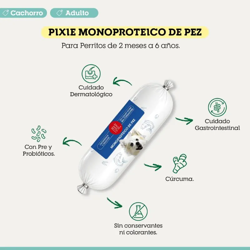 Pixie - Monoproteico De Pez al Horno
