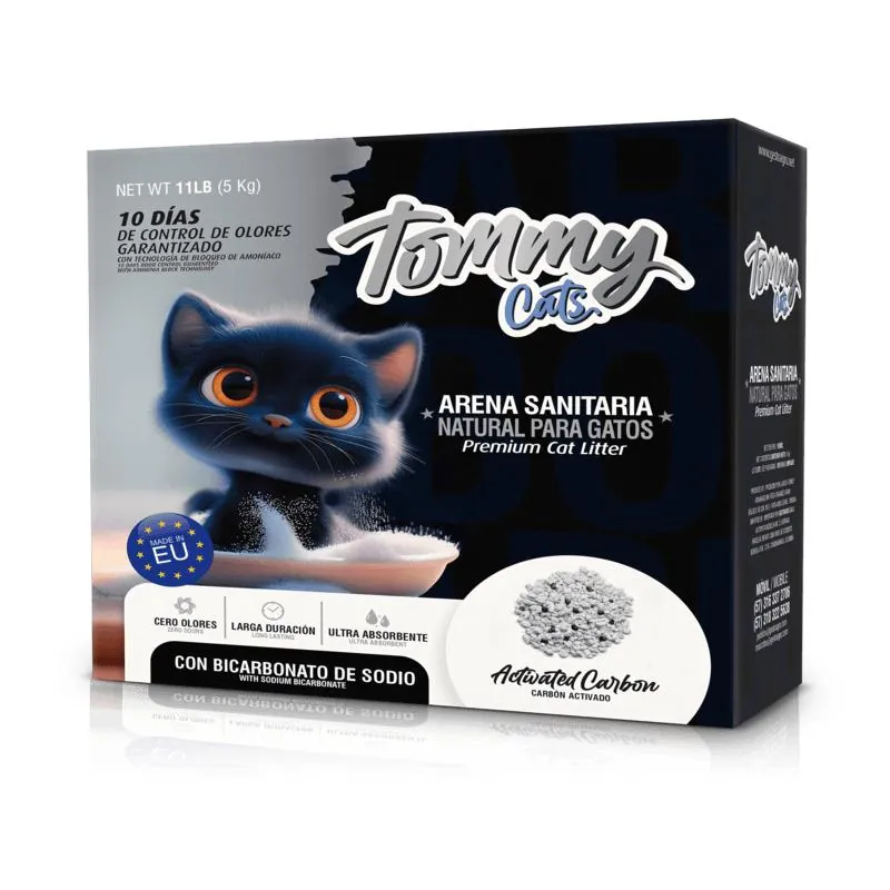 Tommy - Arena Carbón Activado - Caja