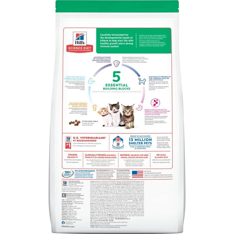 Hills Sd - Kitten Alimento Saludable Para Gatitos Sabor Pollo