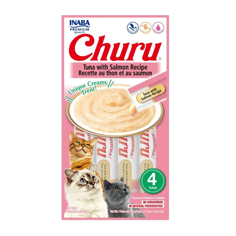 Churu - Inaba Cat Atún y Salmón