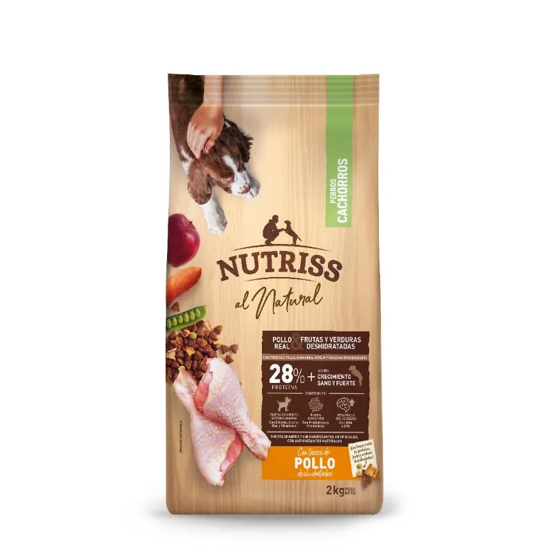 Nutriss - Al Natural Perros Cachorros Pollo, Frutas Y Verduras