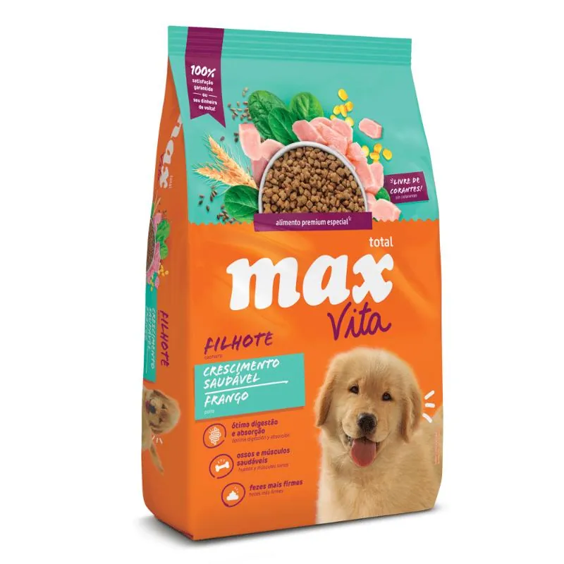 Max Vita - Alimento Perro Cachorro Crecimiento Saludable Pollo