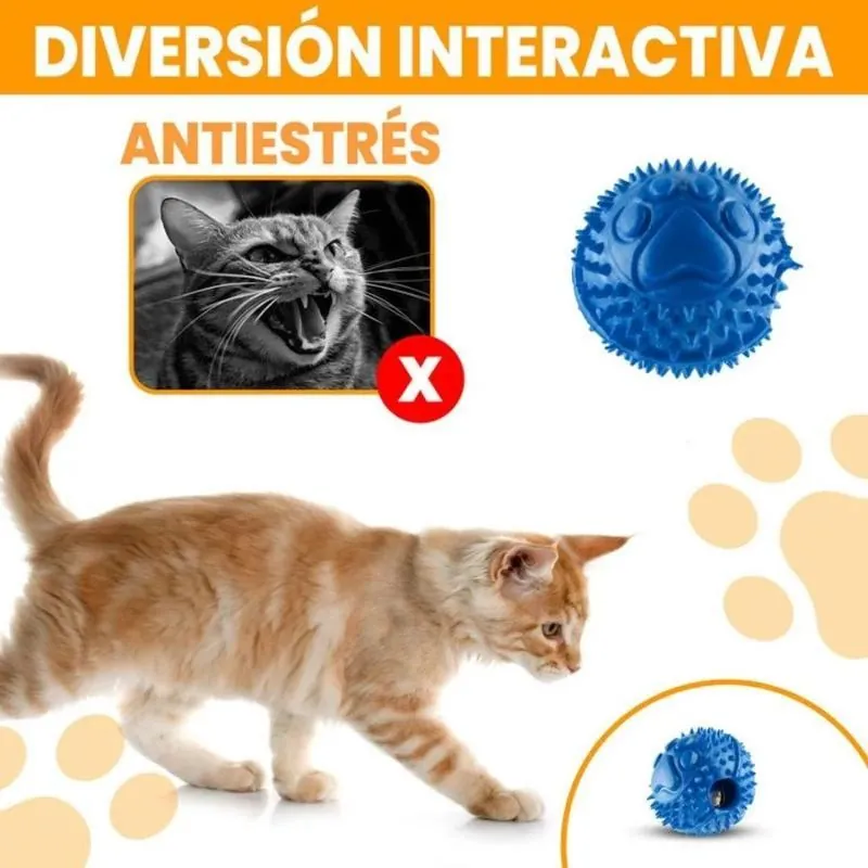 Paw Day - Pelota Interactiva Cascabel Gato