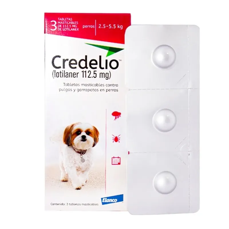 Credelio - Perros de 2.5 - 5.5 kg