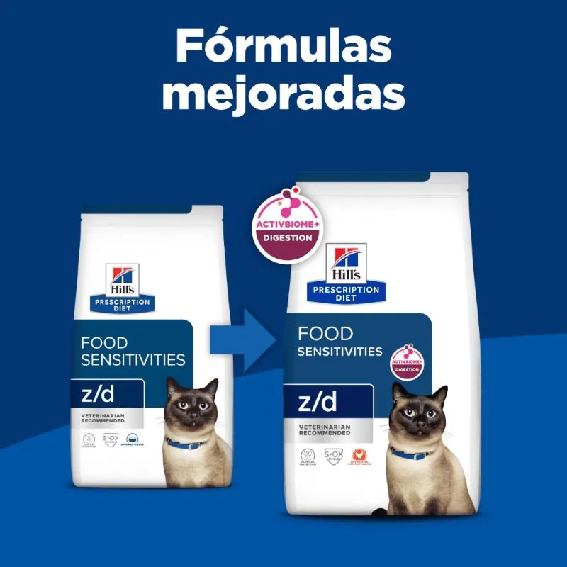Hills Pd - Z/D Alimento Seco Gato Sensibilidad Alimentaria