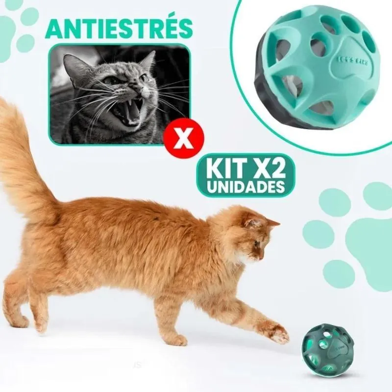 Paw Day - Combo Duo Pelotas Luz Gato