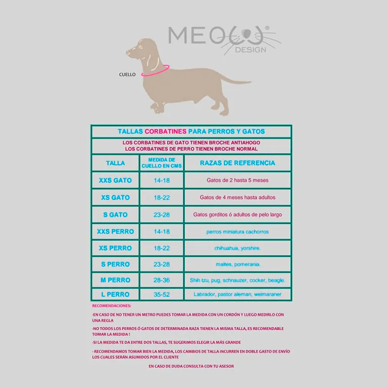 Meow Design® - Corbatín Para Perro Coco Catrinas