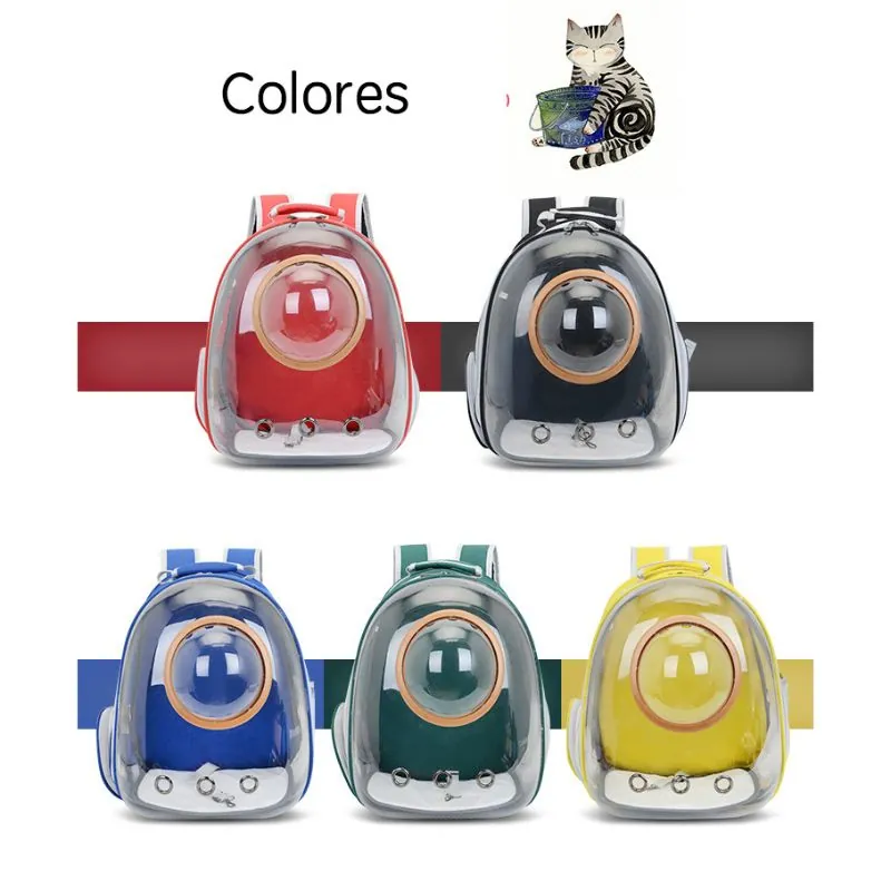 Calabaza Pets - Morral Transparente Con Cápsula