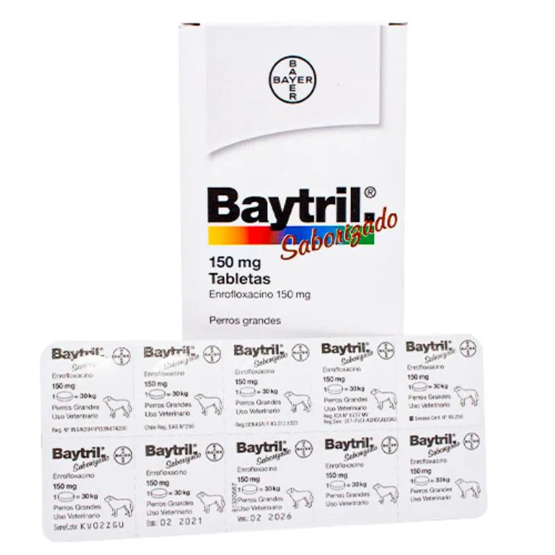 Baytril - Tabletas 150.