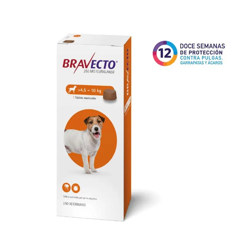 Bravecto 12 Semanas - Perros De 4,5 Hasta 10 Kg