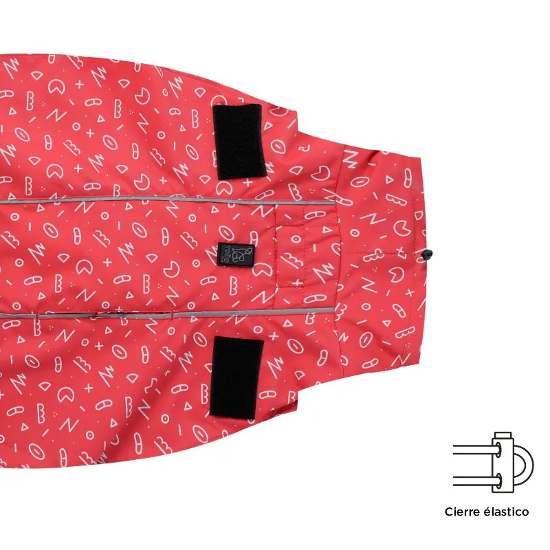 Totto Pets - Capa de Lluvia para Perro Sussy Rojo