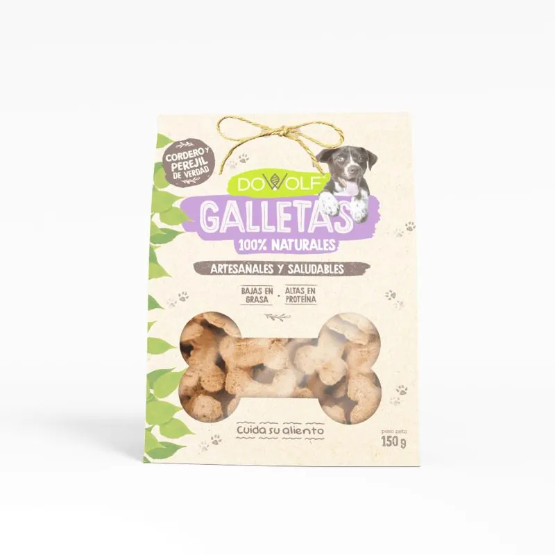 Dowolf - Galletas De Cordero Menta Perejil Y Yucca Schidijera
