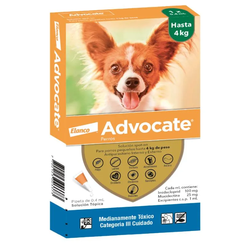 Advocate - Perros Hasta 4 Kg.