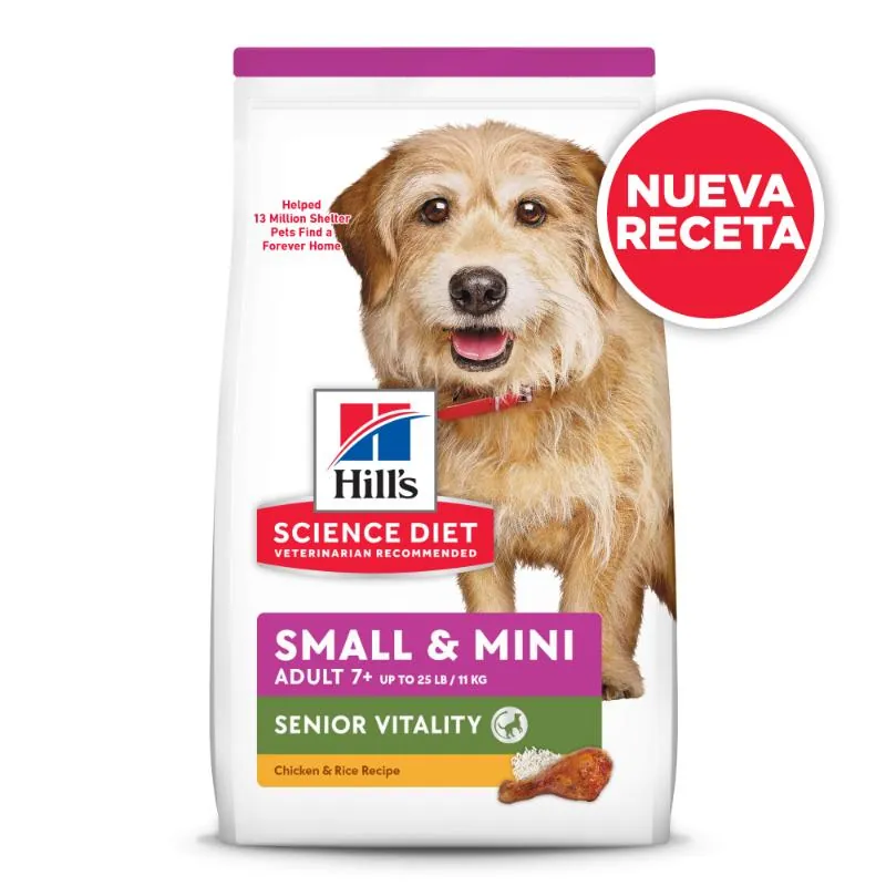 Hills Sd-Small & Mini Senior Vitality Alimento Perro Senior Sabor Pollo