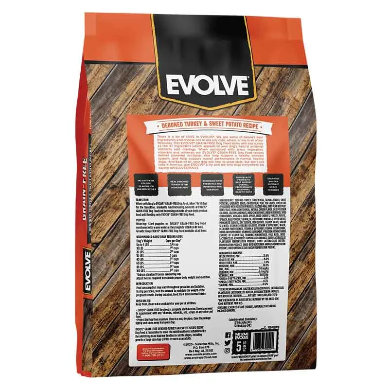 Evolve - Devoned Turkey & Sweet Potato Recipe Dog