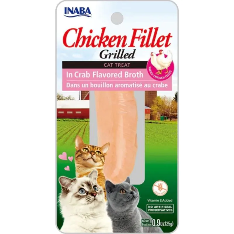 Churu - Inaba Cat Chicken Fillet Grilled In Crab Flavored Broth