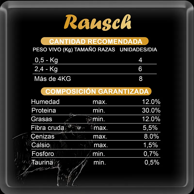 Laika By Rausch - Galletas de Fibra y Control Bola de Pelos