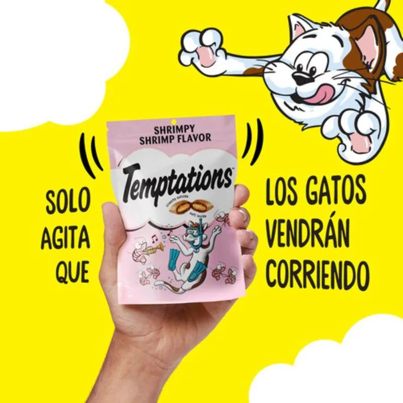 Temptations - Snack Para Gatos Adultos Camarón
