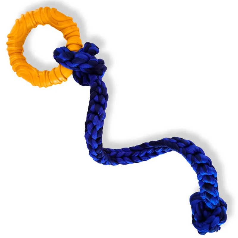 Toysbusters - Juguete De Jalar Resistente Para Perros - Azul