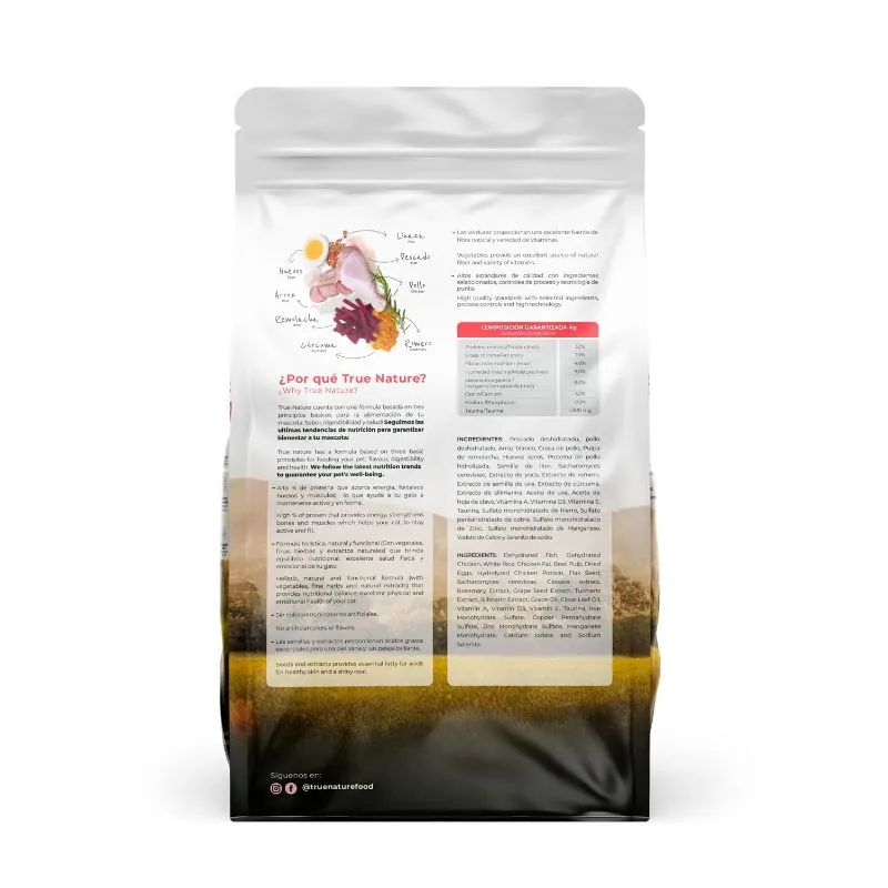 True Nature - Alimento Kitten Pollo, Pescado y Vegetales