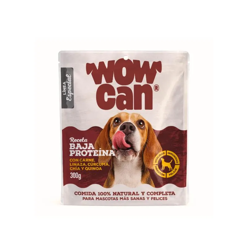 Wow Can - Alimento Baja en Proteína Al Vapor sin Refrigeración