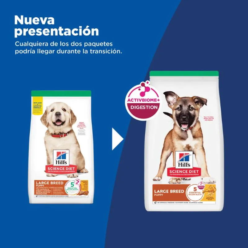 Hills Sd-Large Breed Alimento Perro Cachorro Raza Grande Sabor Pollo