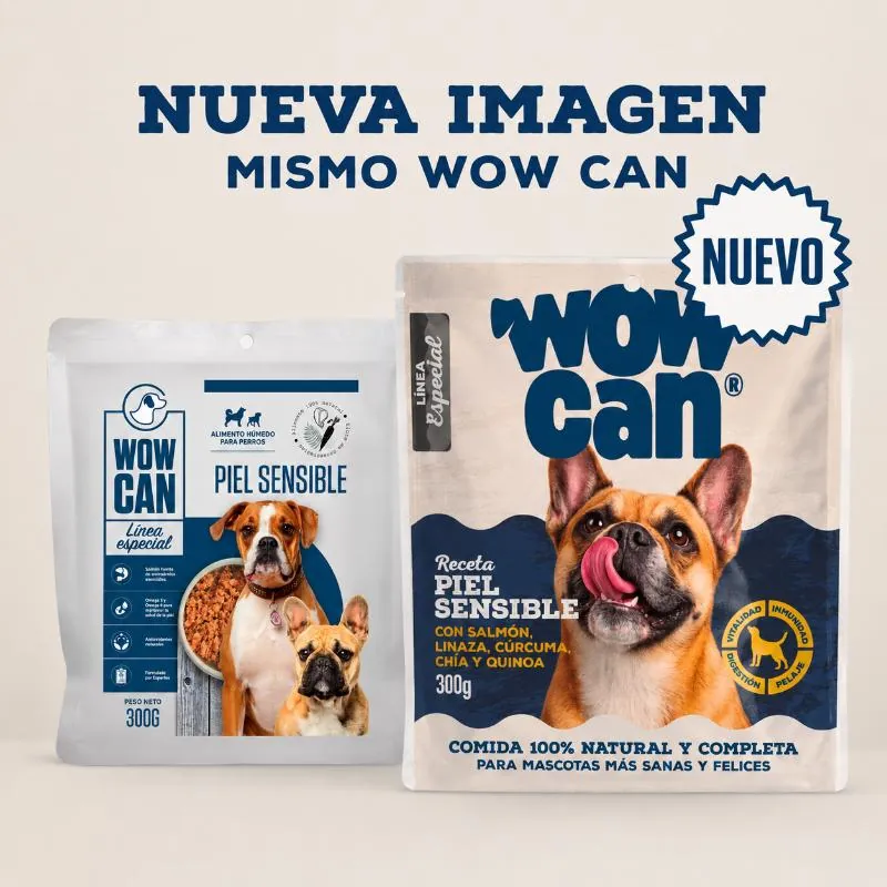 Wow Can - Alimento Cocinado Piel Sensible