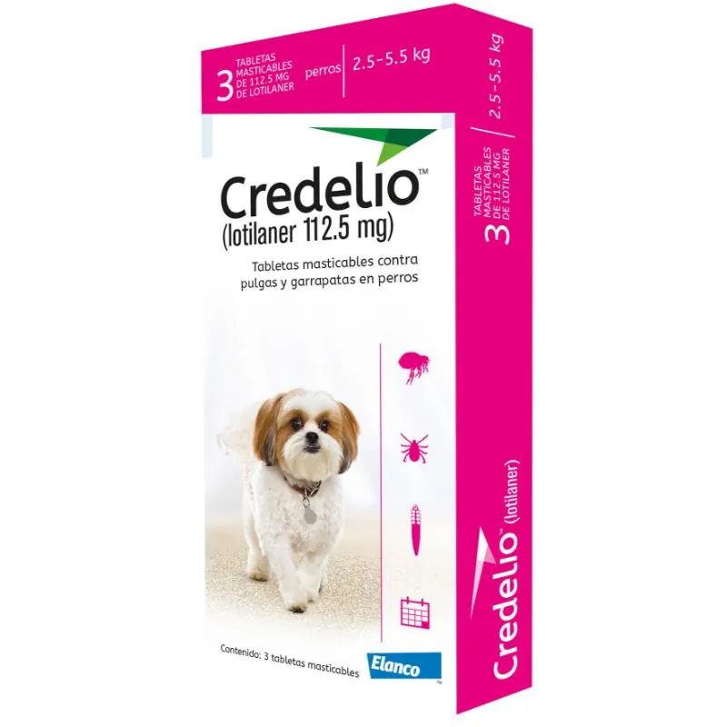 Credelio - Perros de 2.5 - 5.5 kg