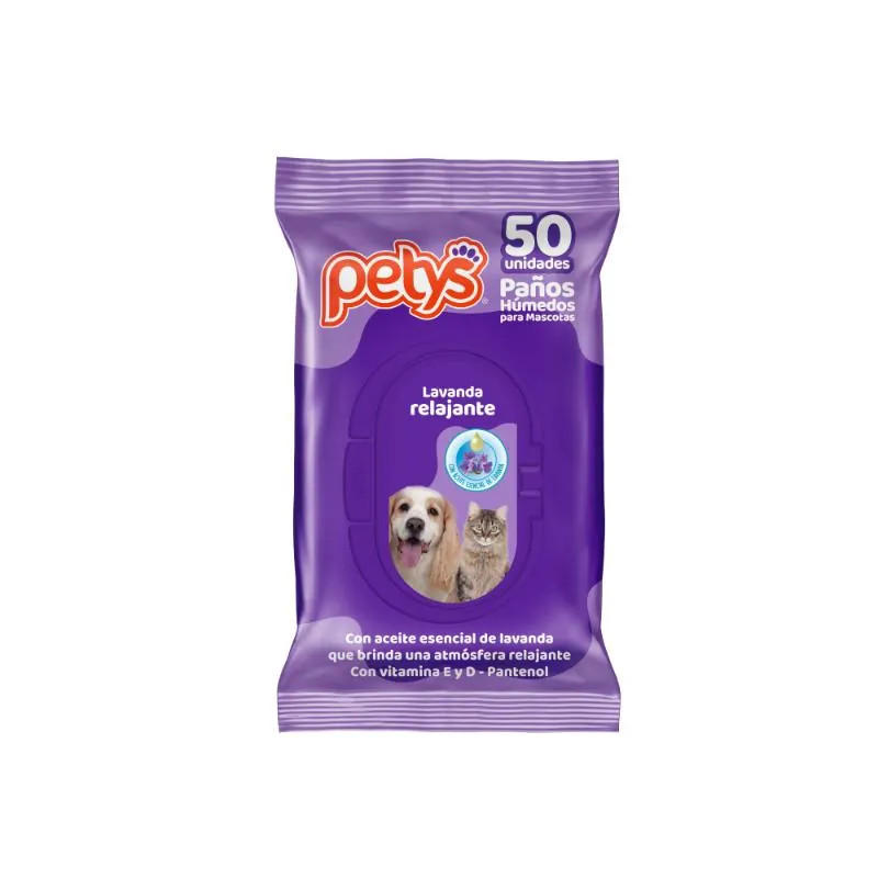 Petys - Pañitos Húmedos Aroma Lavanda
