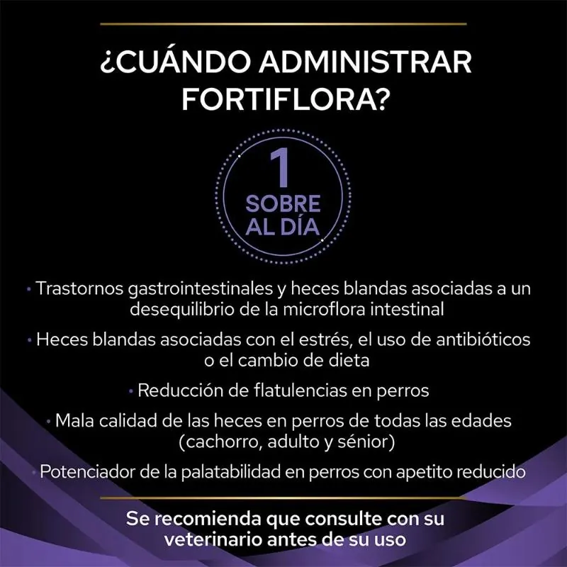 Pro Plan Veterinary Diets - Supplement Fortiflora X 30 Unid