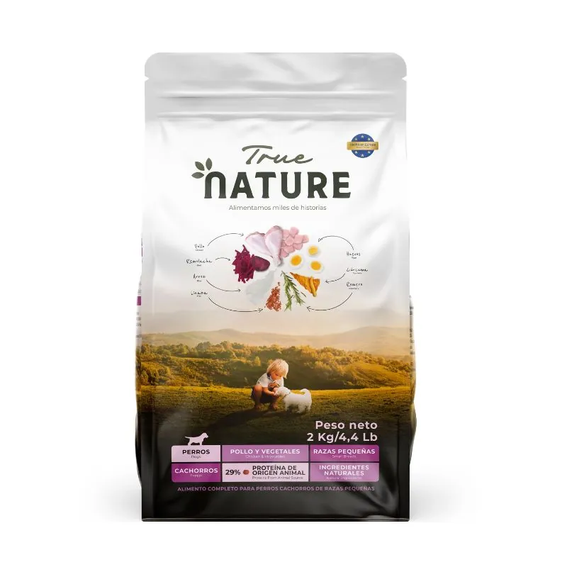 True Nature - Alimento Puppy Razas Pequeñas Pollo y Vegetales