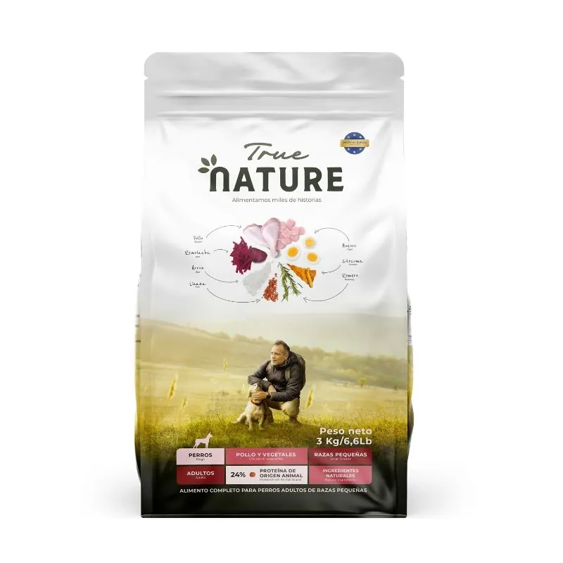 True Nature - Alimento Perros Adultos Razas Pequeñas Pollo y Vegetales