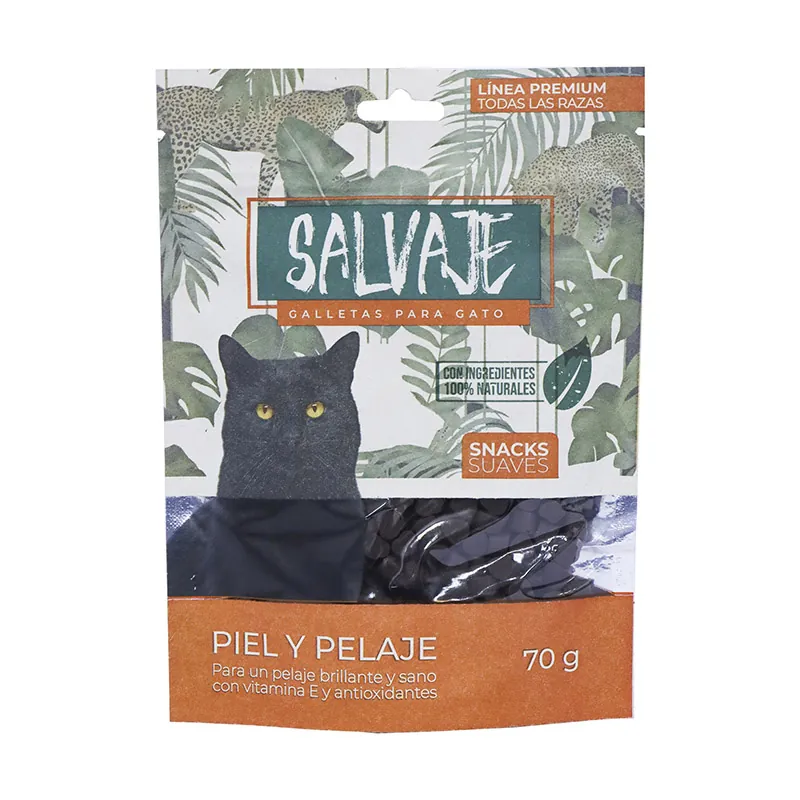 Salvaje - Galletas para Gato Piel y Pelaje