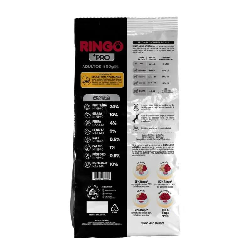 Ringo + Pro - Alimento Seco para Adultos