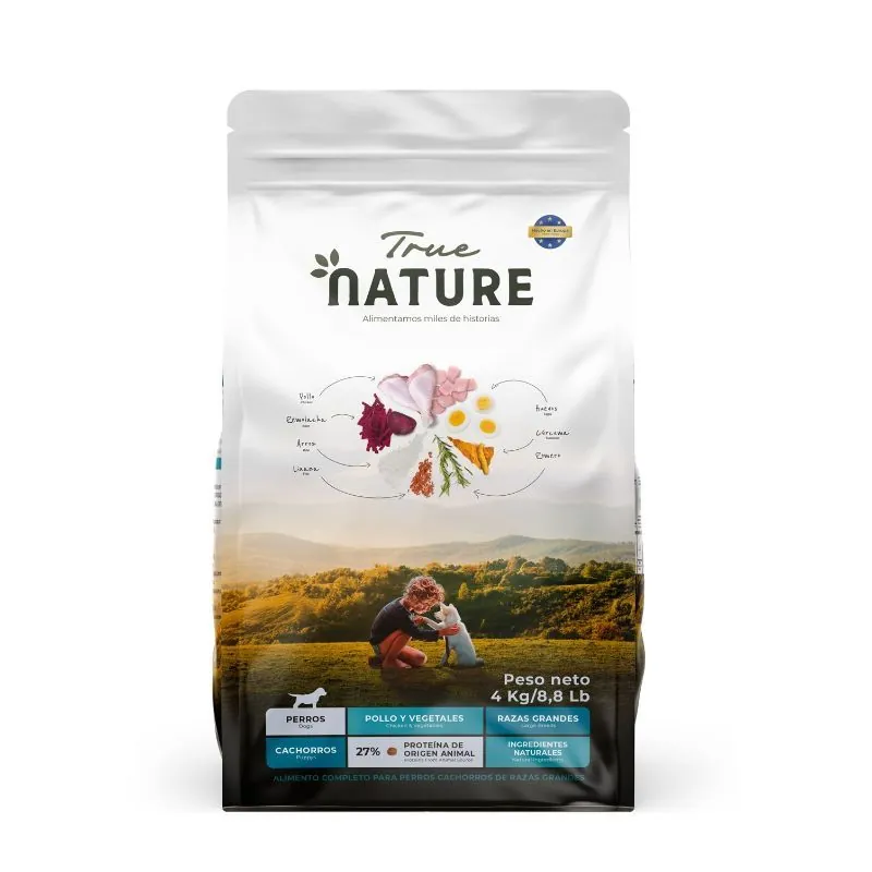 True Nature - Alimento Puppy Razas Medianas y Grandes Pollo Vegetales
